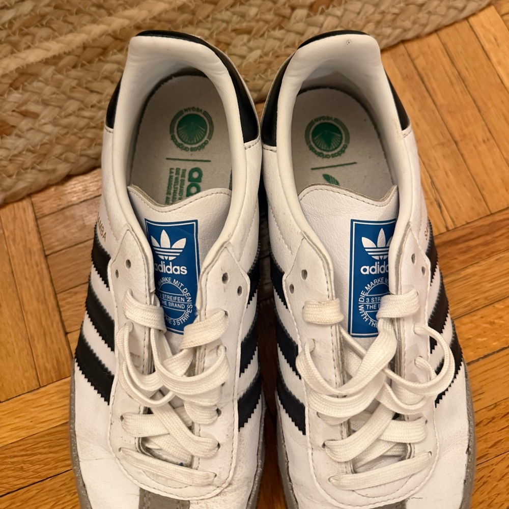 Adidas White Samba Sneakers - Picture 5 of 10